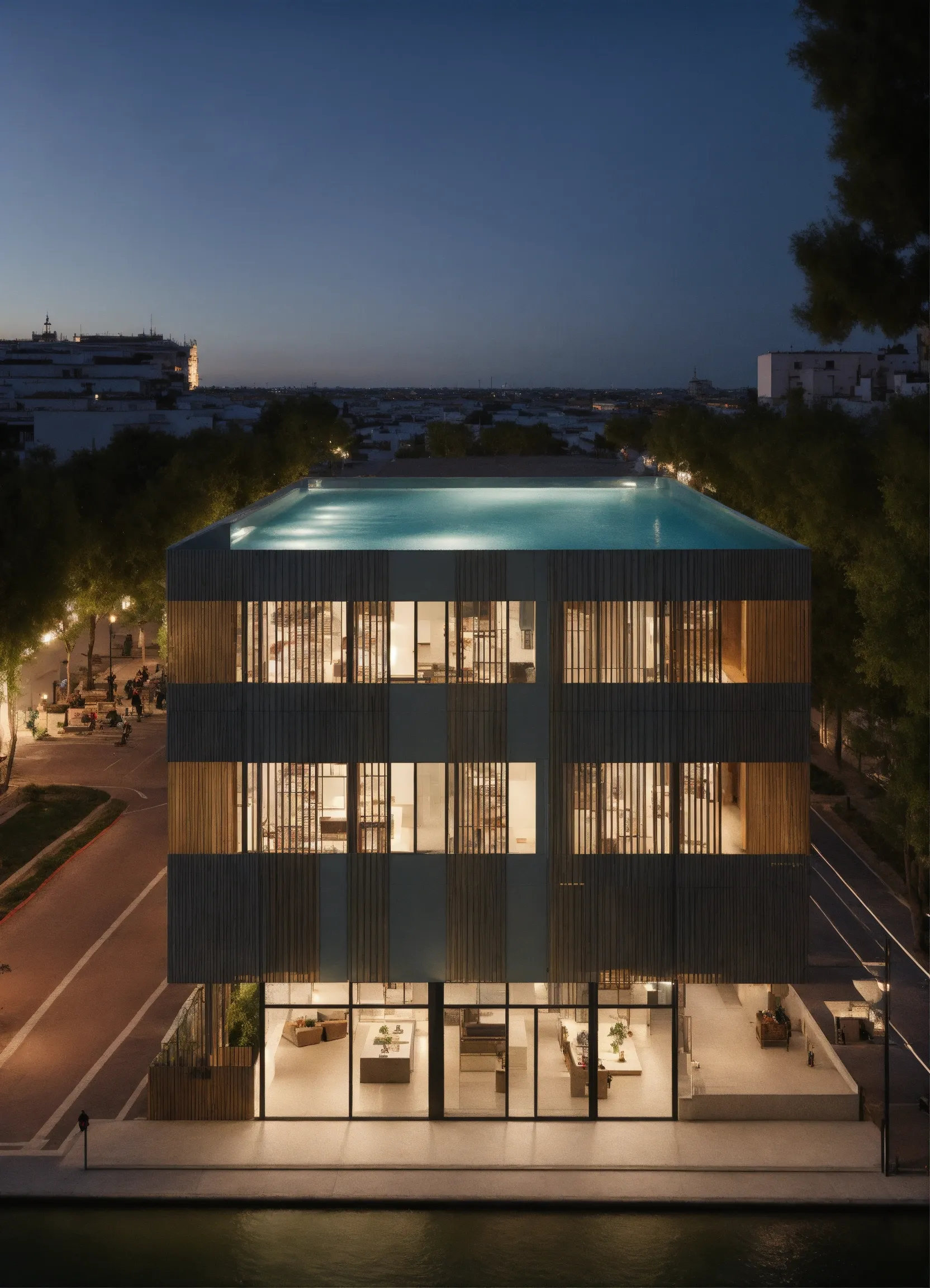 Eindhoven Duo rolgordijnen in woonkamer